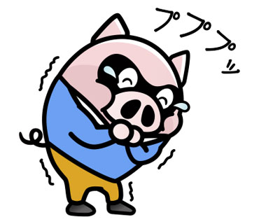 笑い我慢